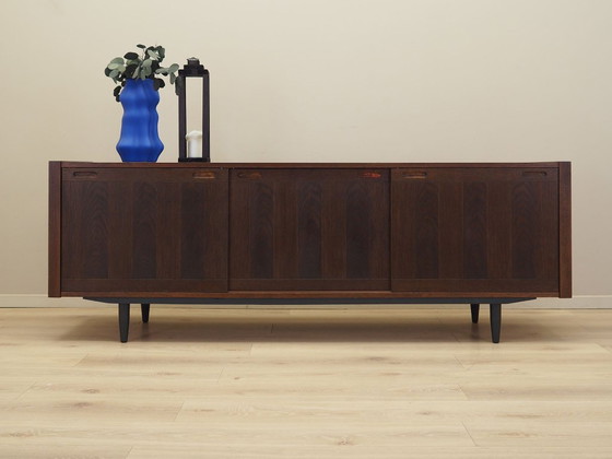Image 1 of Buffet en chêne, design danois, années 1970, fabriqué par Skovby Møbelfabrik