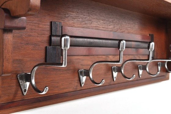 Image 1 of Art Deco coat rack in oak, 1930s