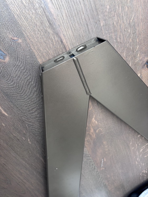 Image 1 of Prachtige chiqe grote eettafel met matrix poot 