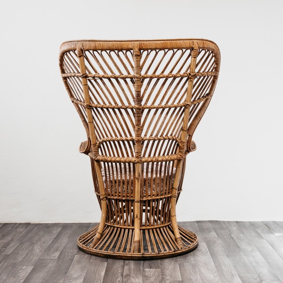 Image 1 of Gio Ponti Lio Carminati Bonacina Poltrona Vimini Design Mid-Century 1950