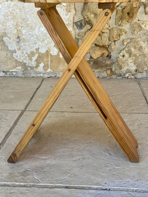 Image 1 of Mid-Century, TS Folding Stool, by Roger Tallon for Sentou, 1970s