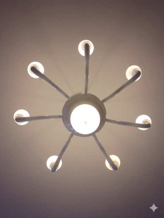 Image 1 of Lámpara de araña de cristal opalino VeArt