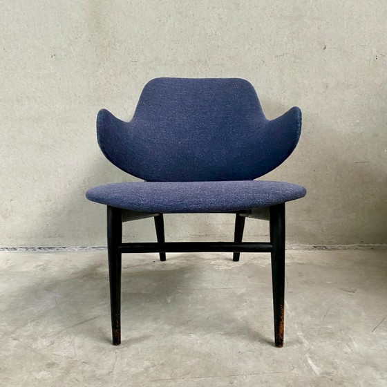 Image 1 of Fauteuil Shell LB Kofod Larsen pour Christensen & Larsen, Danemark 1950