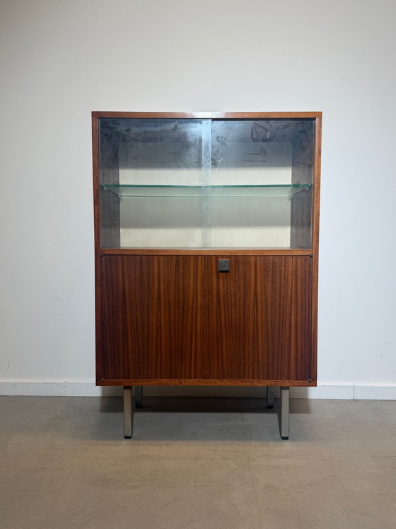 Image 1 of Alfred Hendrickx voor Belform Display Cabinet – Vitrine van palissanderhout