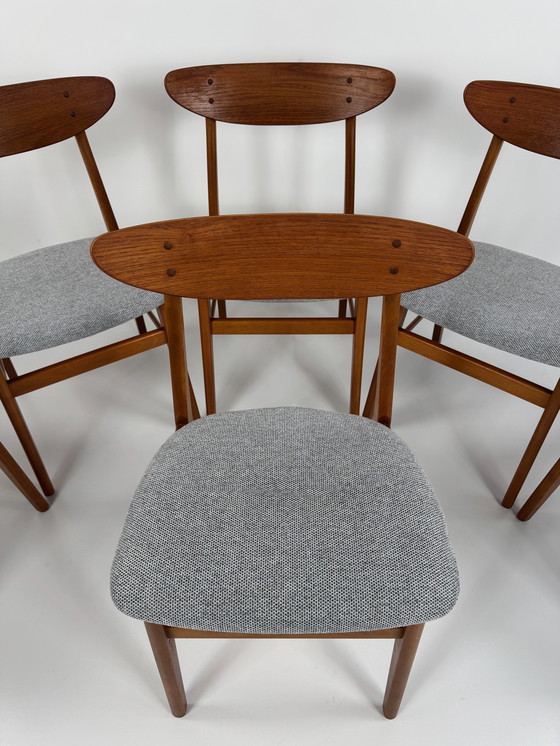 Image 1 of Set di 6 sedie da pranzo Farstrup "Modello 210" - Eleganza danese di metà secolo