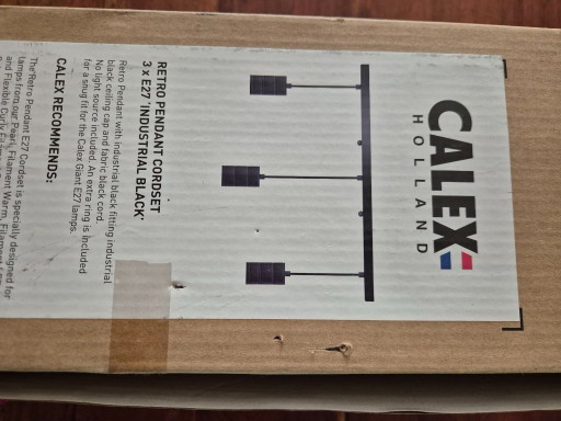 Unbenutzte Calex Retro-Pendelleuchte