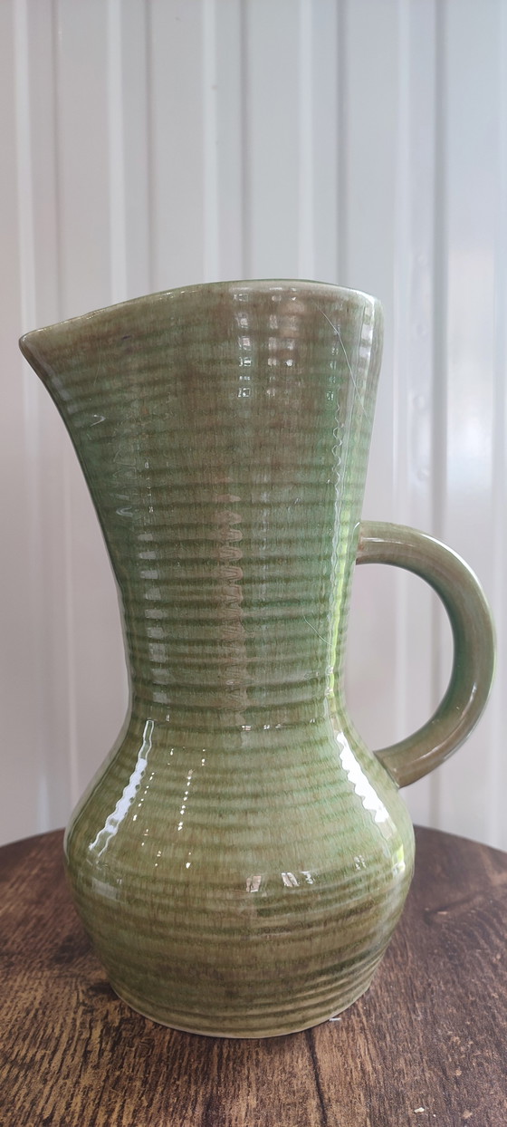 Image 1 of Krug Vase Steinzeug glasiert glasiert Lorraine