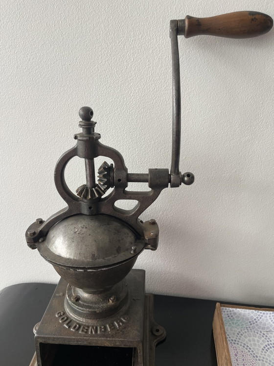 Vintage Goldenberg koffiemolen voor op het aanrecht – Decoratieve objecten, Metal (photo 7 of 14)