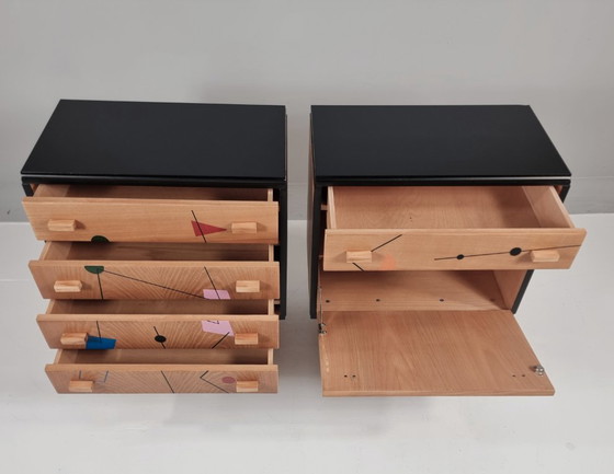 Image 1 of Comodini, anni '70, set di 2