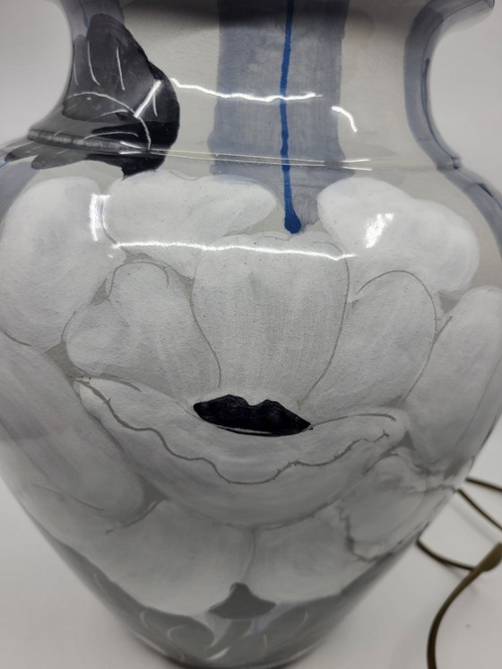 Image 1 of Hubert Olivier ceramic lamp, France, 1980