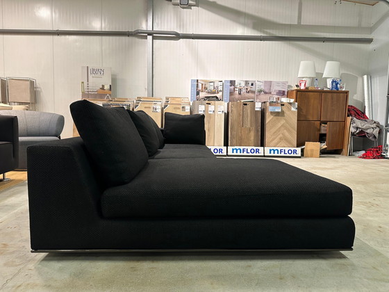 Image 1 of Minotti Hamilton Corner Sofa Black