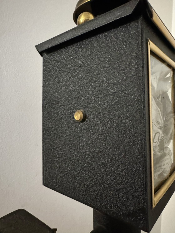 Applique Lanterne Maison Arlus Anni '70 – Brass, Metal (photo 9 of 15)
