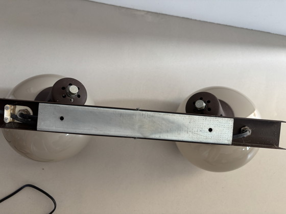 Image 1 of Rara lampada da parete a doppio globo retrò Herda anni '70