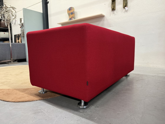 Image 1 of Gelderland 4800 Coin salon 2,5 & 2 places & 2 fauteuils rouge