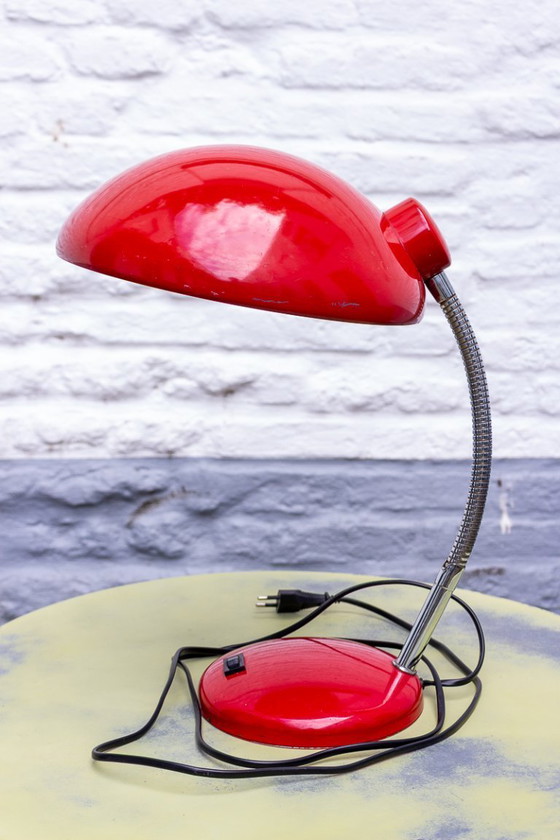 Image 1 of Vintage 70's MASSIVE Bauhaus-stijl Bureaulamp