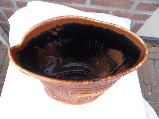 Signed Bertil Vallien Stoneware Vase Rörstrand Sweden 1980’s – Ceramic (photo 6 of 9)