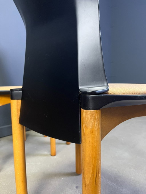 Pelope Esszimmerstühle von Francesco Binfarè für Cassina, 1990er Jahre