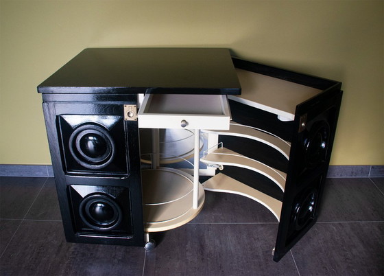 Image 1 of Barmeubel / Mobile bar Kunstwerkstede De Coene, anni '70