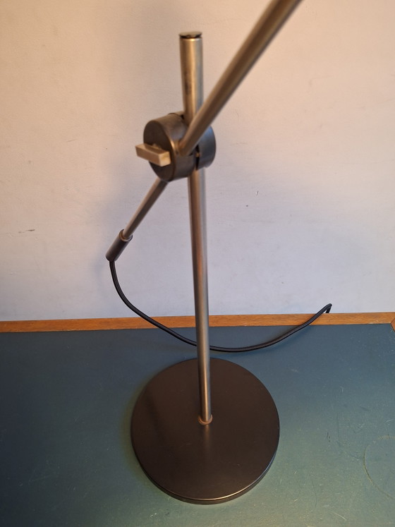 Sleek Vintage Industrial Desk Lamp, Dutch Design Sixties – Hala, Reading Lamp, Aluminium, Metal (photo 6 of 15)