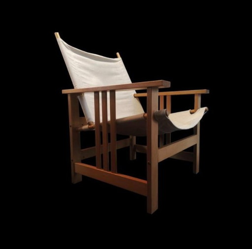 Vintage skandinavisches Design Safari Stuhl Sessel