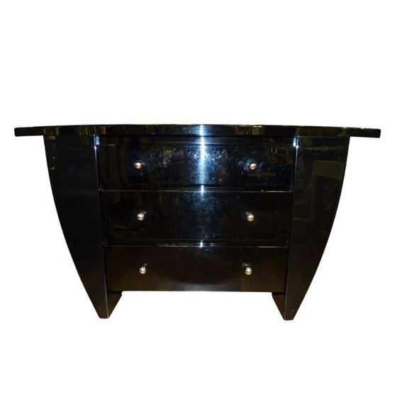 Image 1 of Chest of drawers in lacquered wood, David Lange, Mid-century, 70’s – France