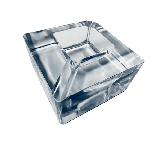 Large Vintage Ashtray - Crystal - Sèvres France - 1970