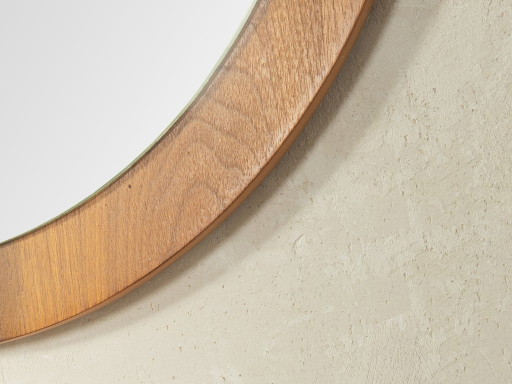 Skandinavischer Spiegel aus den 1960er Jahren – Glass, Wood (photo 2 of 5)