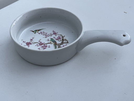 Vintage Porseleinen Sauspan - Made in Korea – decoratieve objecten, Porcelain