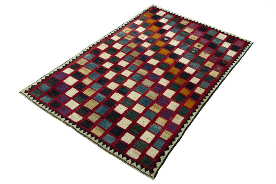 Image 1 of Gabbeh noué à la main - Shiraz - Tapis d'Orient 189 x 127 cm