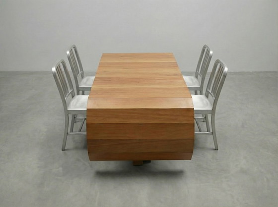 Image 1 of 🔴 OFERTA - Mesa Atelier - Mesa extensible de diseño único hecha a medida (98-197 cm) - Madera de haya