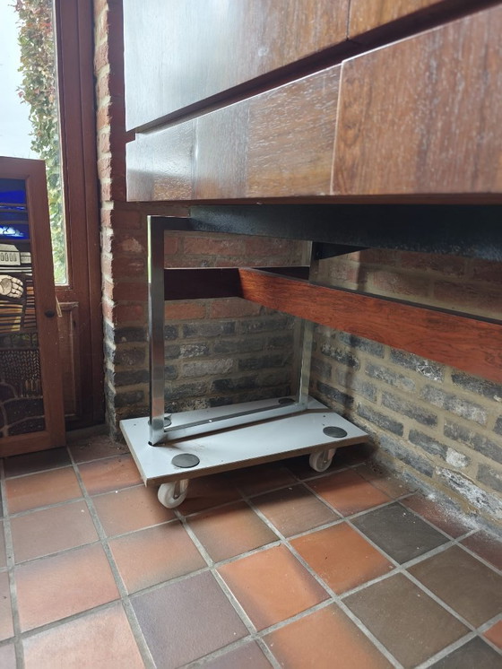 Image 1 of Modernist wall cabinet, furniture factory Aurore 1960