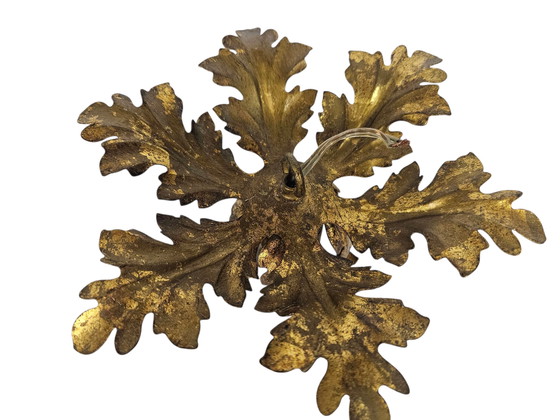 Image 1 of Studio Banci Firenze - Applikation - Deckenleuchte - Gold - Italien - 70er Jahre