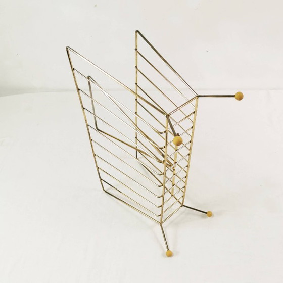 Portariviste modernista, anni '60. – Metal, Brass (photo 6 of 10)
