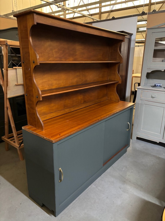 Vaisselier vintage / meuble d'école – Bois (photo 2 of 9)