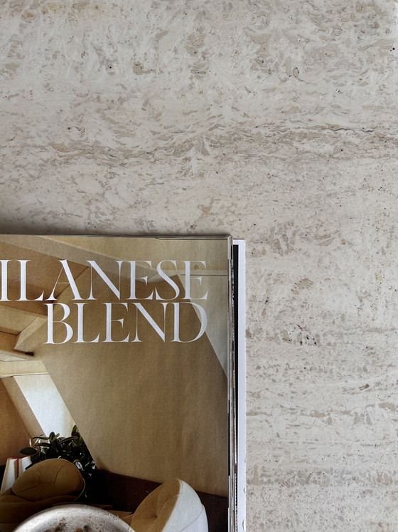 Image 1 of Vintage travertine coffee table, Italy 1980s 