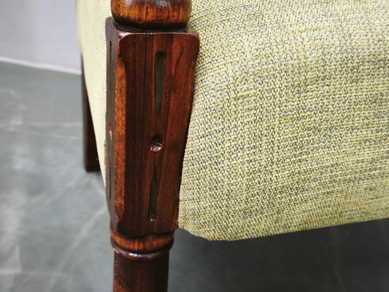 Art-déco-Sessel aus Buchenholz, Tschechoslowakei, ca. 1935–1945 – Wood (photo 12 of 14)