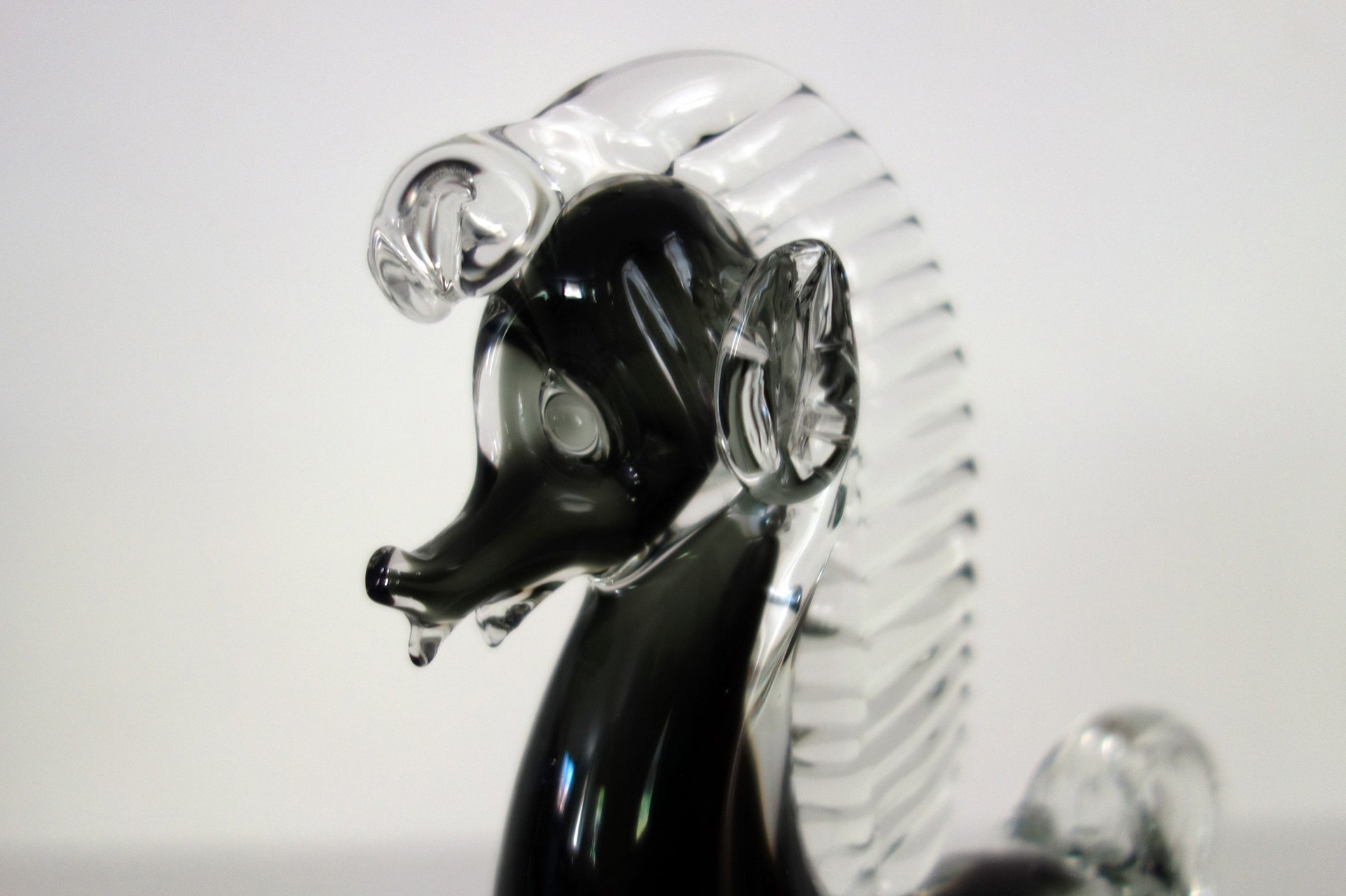 2 vintage horses Murano glass by Archimede Seguso, Italy, 1960s