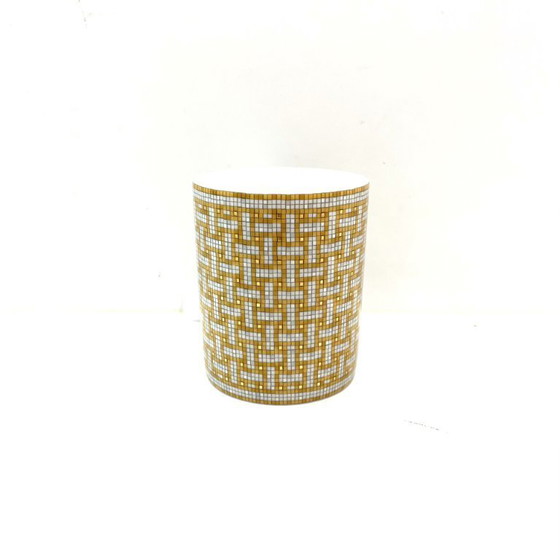 Image 1 of Tazza in porcellana HERMÈS Mosaique au 24 Mosaico Oro con scatola