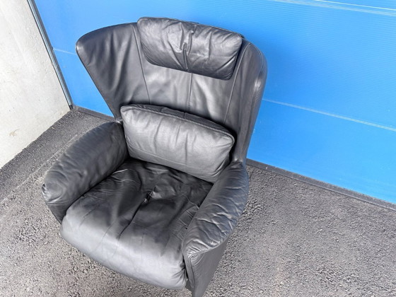Image 1 of Set aus DS-23 Lounge-Sessel und Hocker von de Sede, 1988