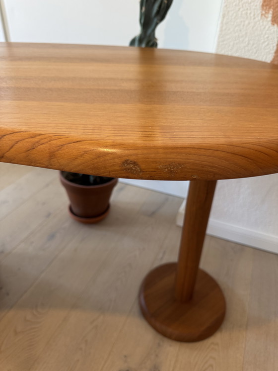 Image 1 of Kidney Shape Teak Desk Silkeborg, Danish Design