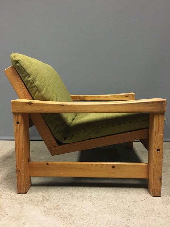 Swedese, Yngve Ekström Poltrona anni '60, Poltrone, Legno, Tessile, Verde, Scandinavian (foto 9 di 9)