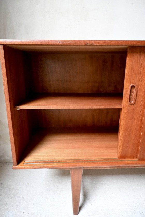 Credenza bassa vintage in teak Omer Lefèvre Utrecht 200 – Credenze, Legno (photo 14 of 15)