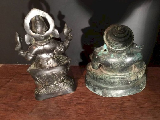 Bronze Ganesh Statue, India – Sculpture (photo 16 of 18)