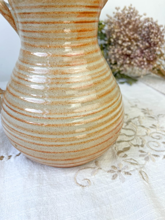 Pichet vintage en grès émaillé – Verres et carafes (photo 7 of 9)