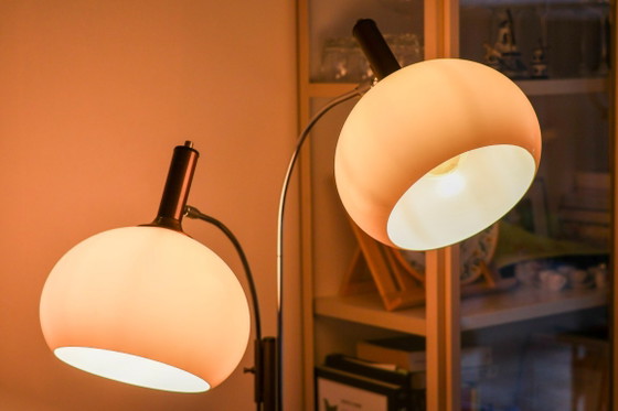 Vintage Dijkstra Floor light with adjustable globes – Dijkstra Lampen, Brass, Plexiglass (photo 10 of 29)