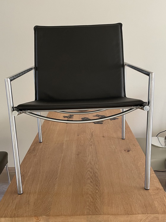 Image 1 of Armchair SZ 03 Ohman 1012-1000 by Martin Visser/Spectrum black leather new condition