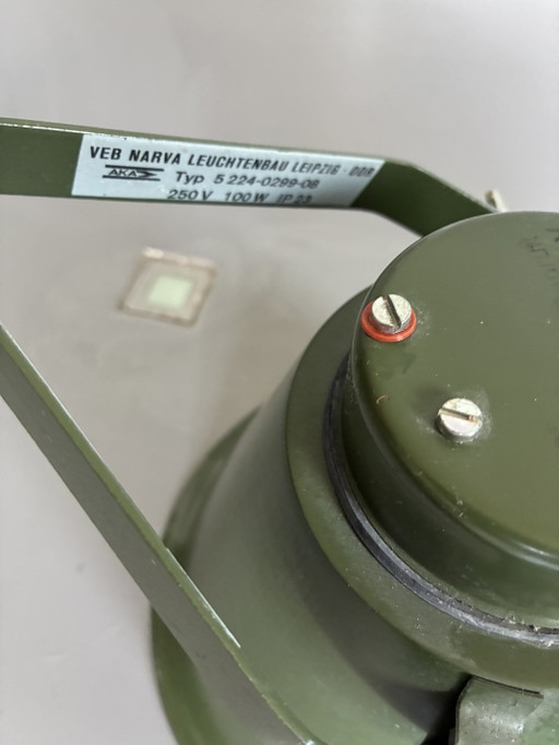 Vintage Narva Leuchten DDR Hängelampe