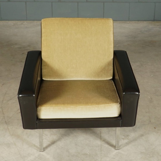 Poltrona vintage in velluto, anni '60 – Poltrone, Chrome (photo 9 of 11)