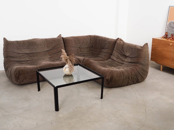 Image 1 of Canapé d'angle Togo, design français, années 1970, designer : Michel Ducaroy, fabricant : Ligne Roset