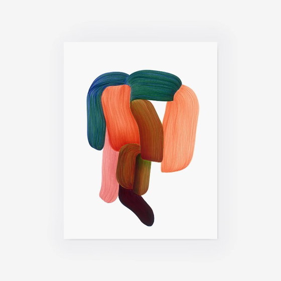 Wrongshop Ronan Bouroullec Drawing 14 Tirage d'art, encadré coloré, Tirages d'art, Papier, Bois, Vert (photo 4 sur 5)